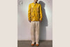 untitlab caramel rubber toe beige canvas shoes SS211401 PU5